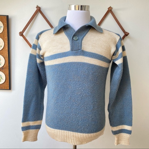 Vintage 1960s 1970s Knit Sweater - Picture 16 of 16